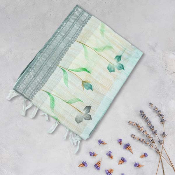 Staple Silk Sarees with Zari Weaving & Hand Painted Sarees