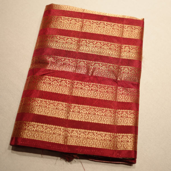 Penny Silk Sarees with Copper Zari Weaving Premium with Kalamkari Design