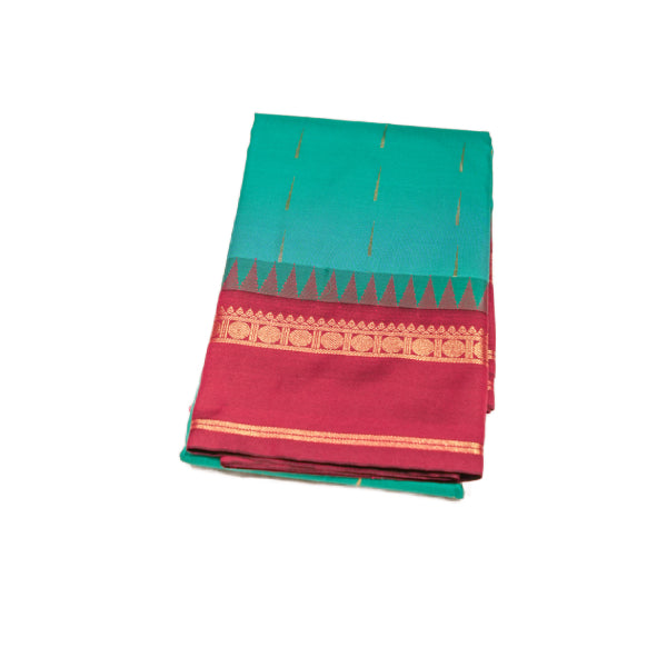 Dupion Silks Saree with Jari Pathi Design