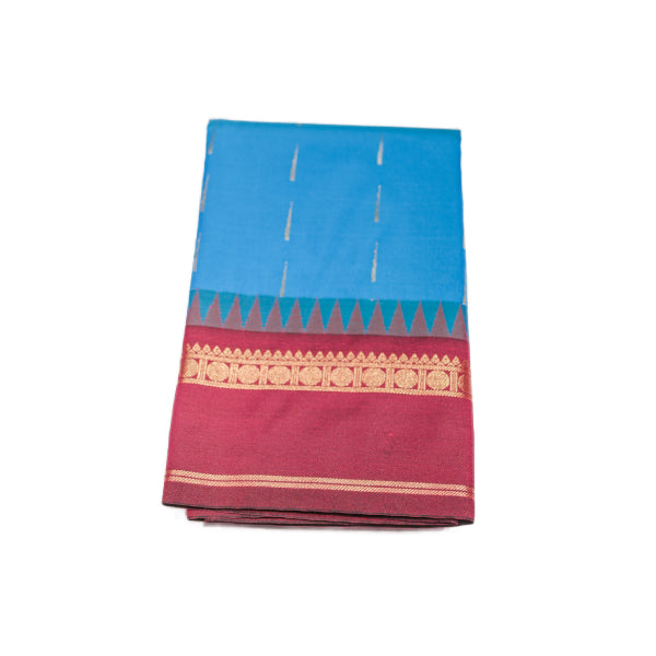 Dupion Silks Saree with Jari Pathi Design