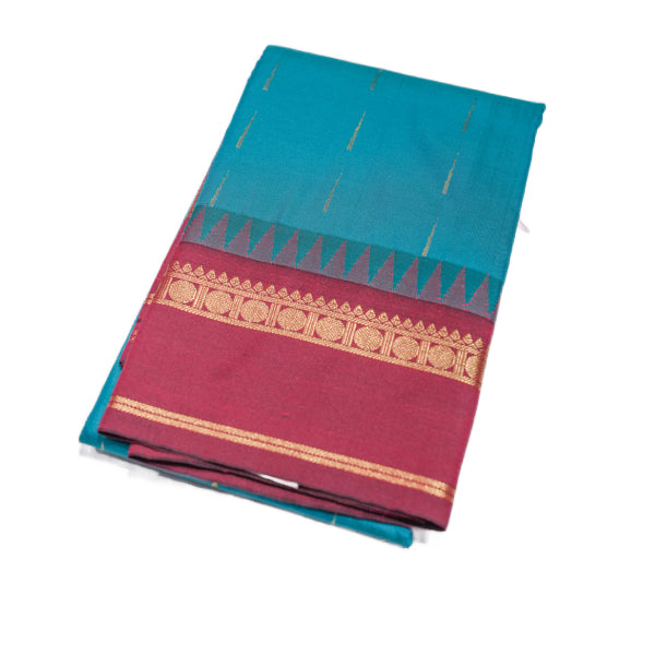 Dupion Silks Saree with Jari Pathi Design