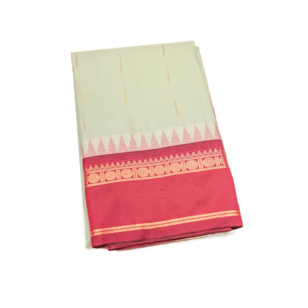 Dupion Silks Saree with Jari Pathi Design