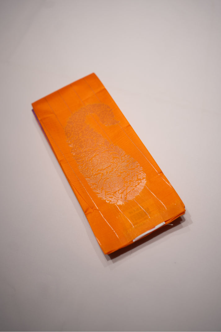 Silver Line Fancy with Mango Design