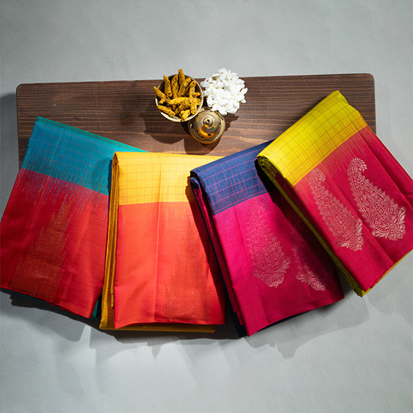 Checked Silk Sarees