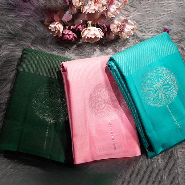 Floral Design Silk Sarees