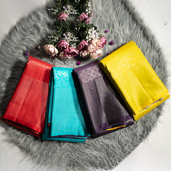 Floral Design Silk Sarees