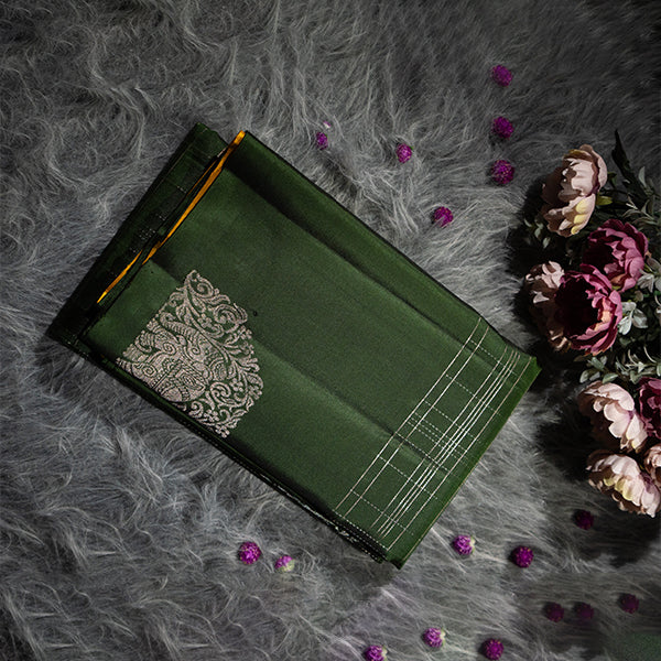 Elephant Pattern Silk Sarees