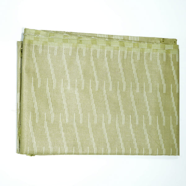 Baswada Tissue Cotton Saree with Mild Zari Line with Ikat Thread Weaving Design