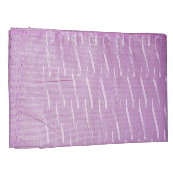 Baswada Tissue Cotton Saree with Mild Zari Line with Ikat Thread Weaving Design