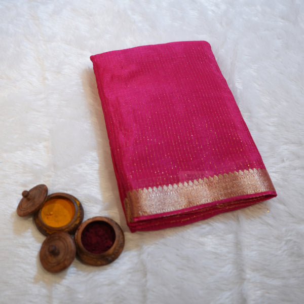 Vishcos Jarket Sarees with Zari Vaira Usi