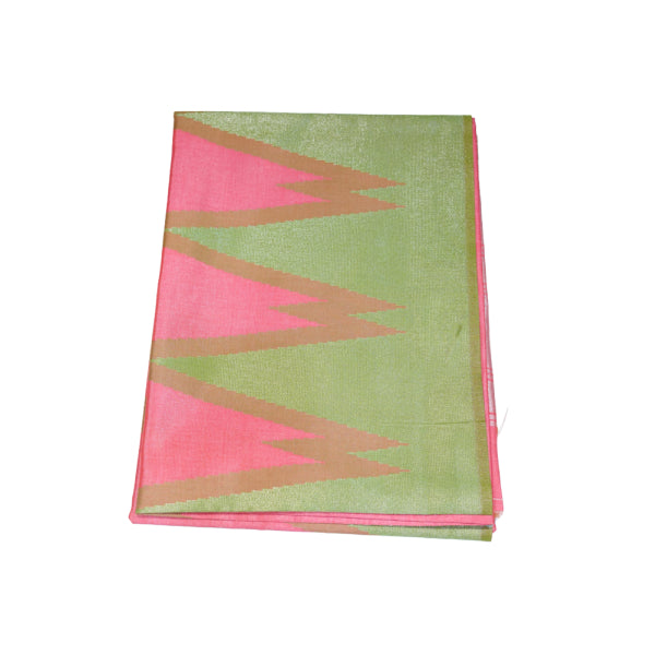 Dupion Silk Sarees with Stylish Temple Border