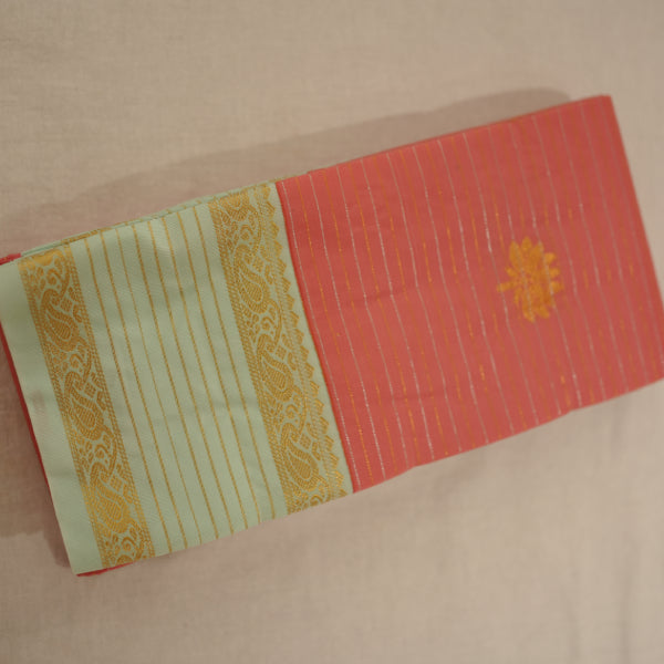 Fancy Pattu Sarees with Silver with Gold Zari Design