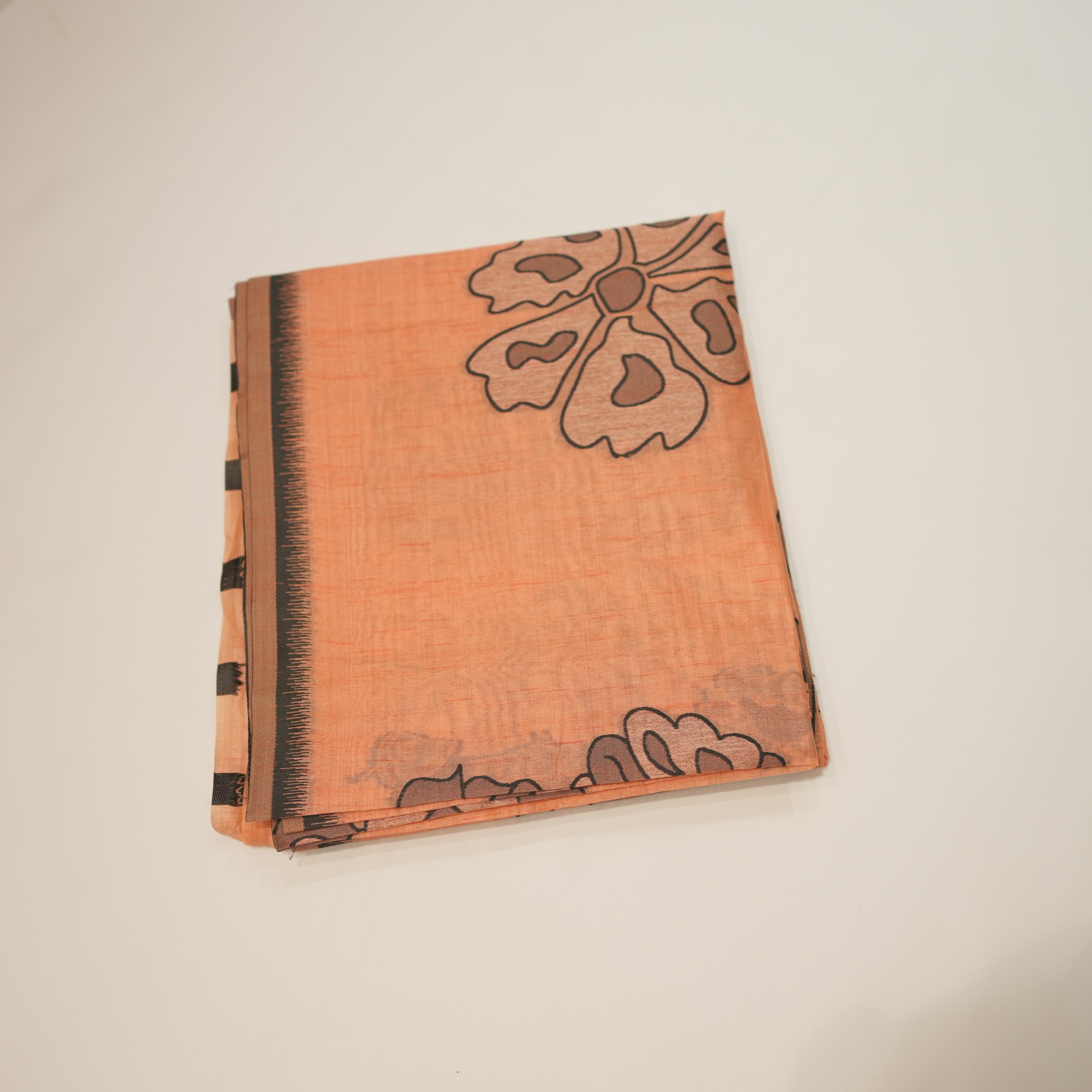 Dusty Jamdhani with Floral Digital Print