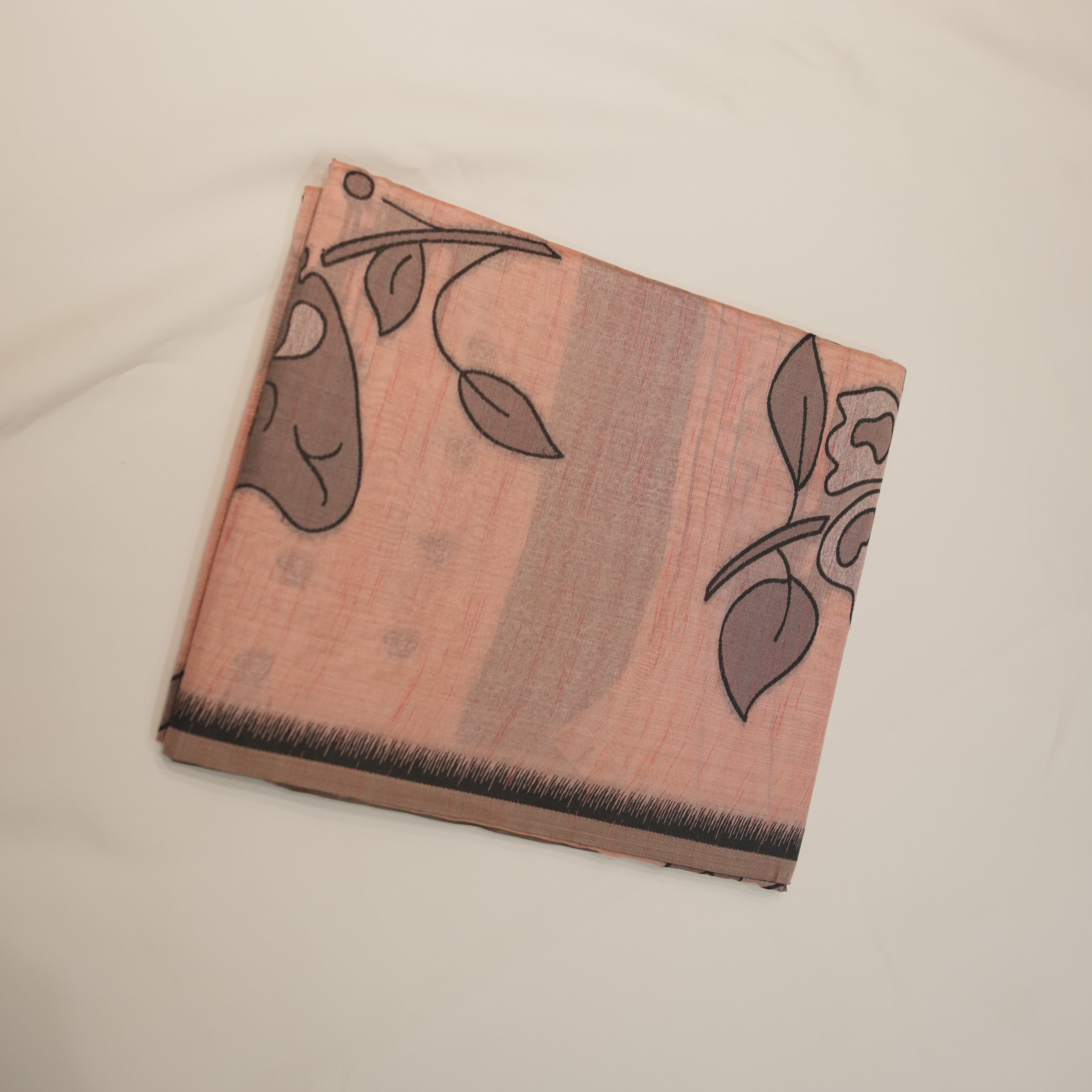 Dusty Jamdhani with Floral Digital Print
