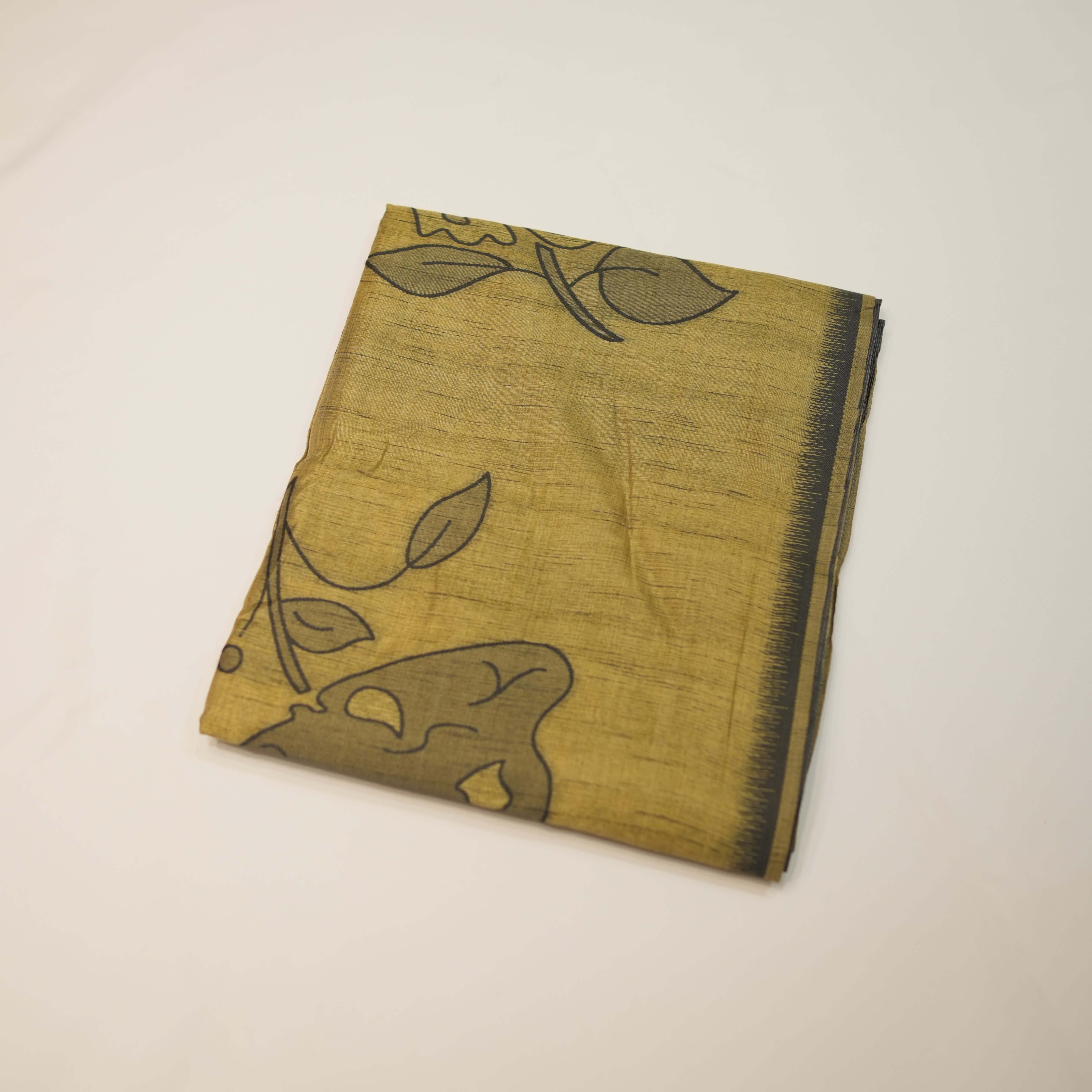 Dusty Jamdhani with Floral Digital Print