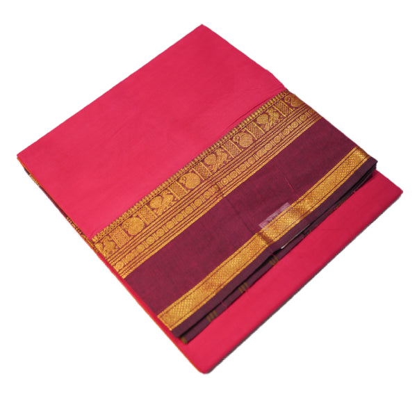 Negamam Sarees with Contrast Corvai Border