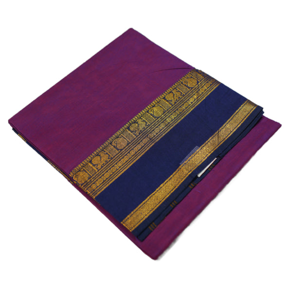 Negamam Sarees with Contrast Corvai Border
