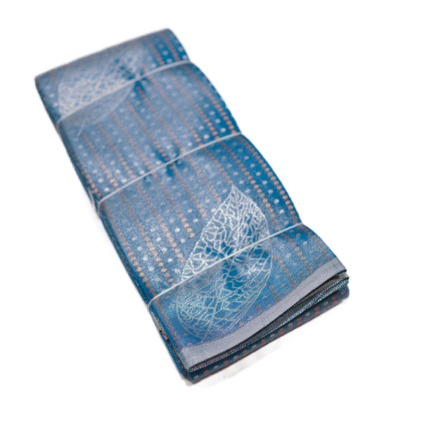 Tissue Cotton Silk Sarees with Silver Zari Design