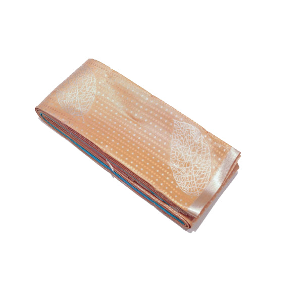 Tissue Cotton Silk Sarees with Silver Zari Design