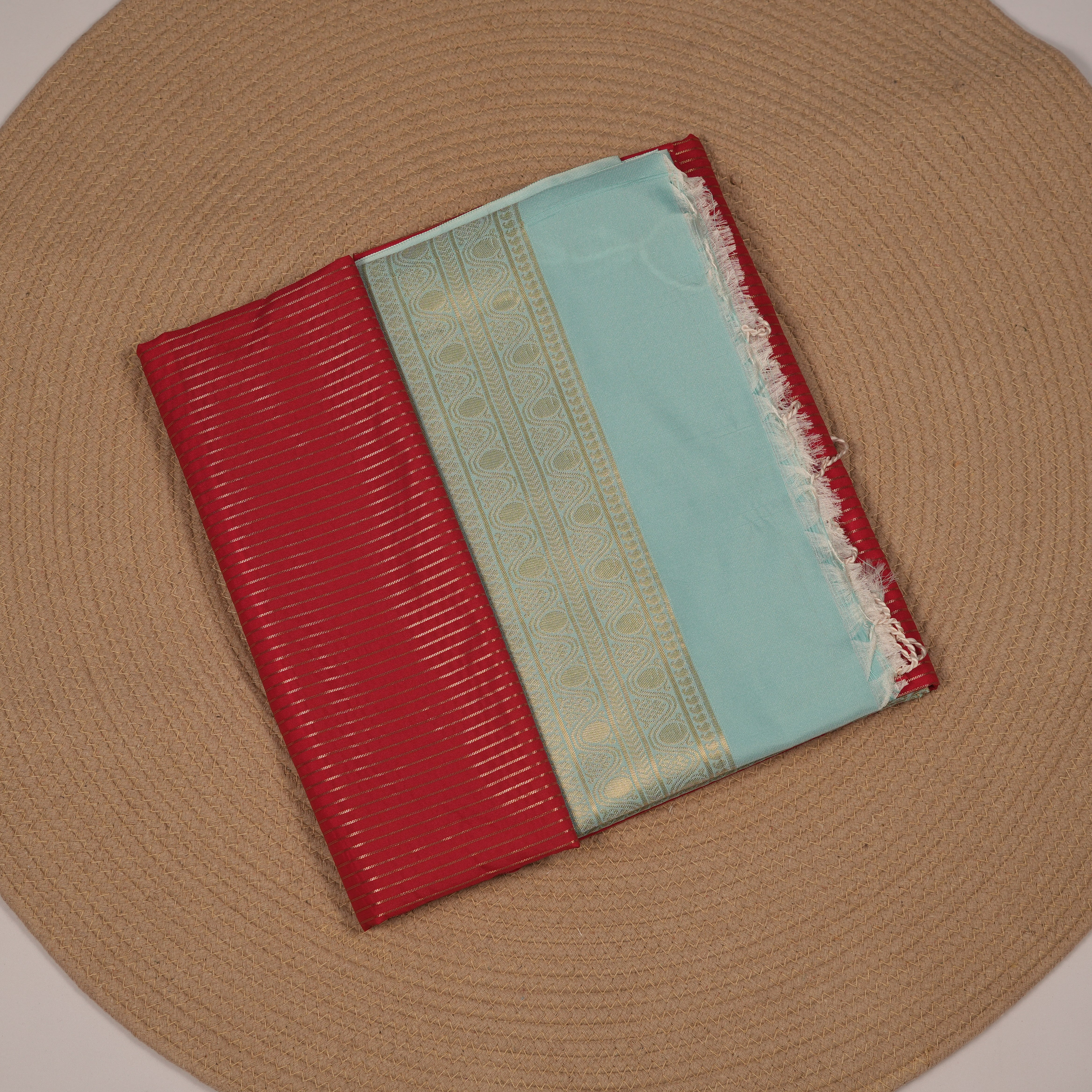 Soft Silk Sarees with Golden Zari Suble Woven
