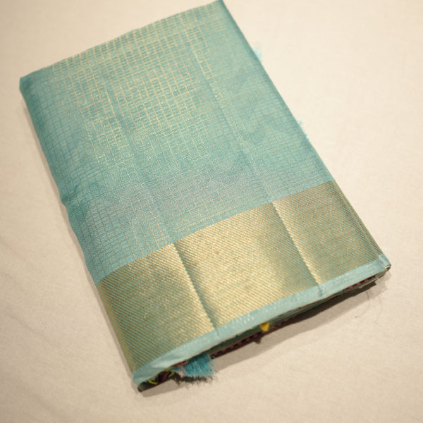 Penny Silk Sarees with Copper Zari Weaving Premium with Kalamkari Design