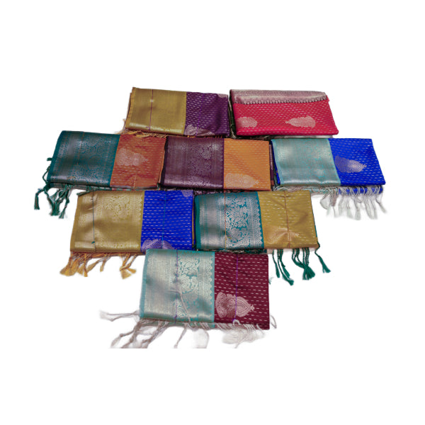 Heart Silk Sarees with Dry Drop Thilagam Design