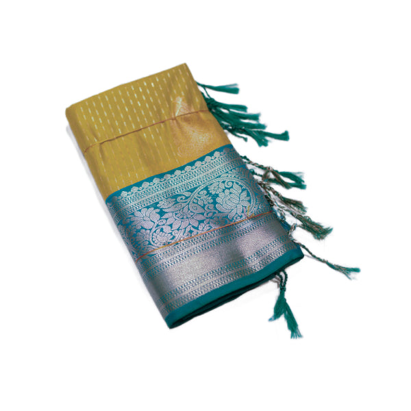 Heart Silk Sarees with Dry Drop Thilagam Design