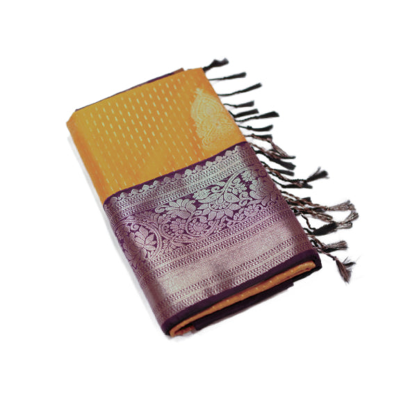 Heart Silk Sarees with Dry Drop Thilagam Design