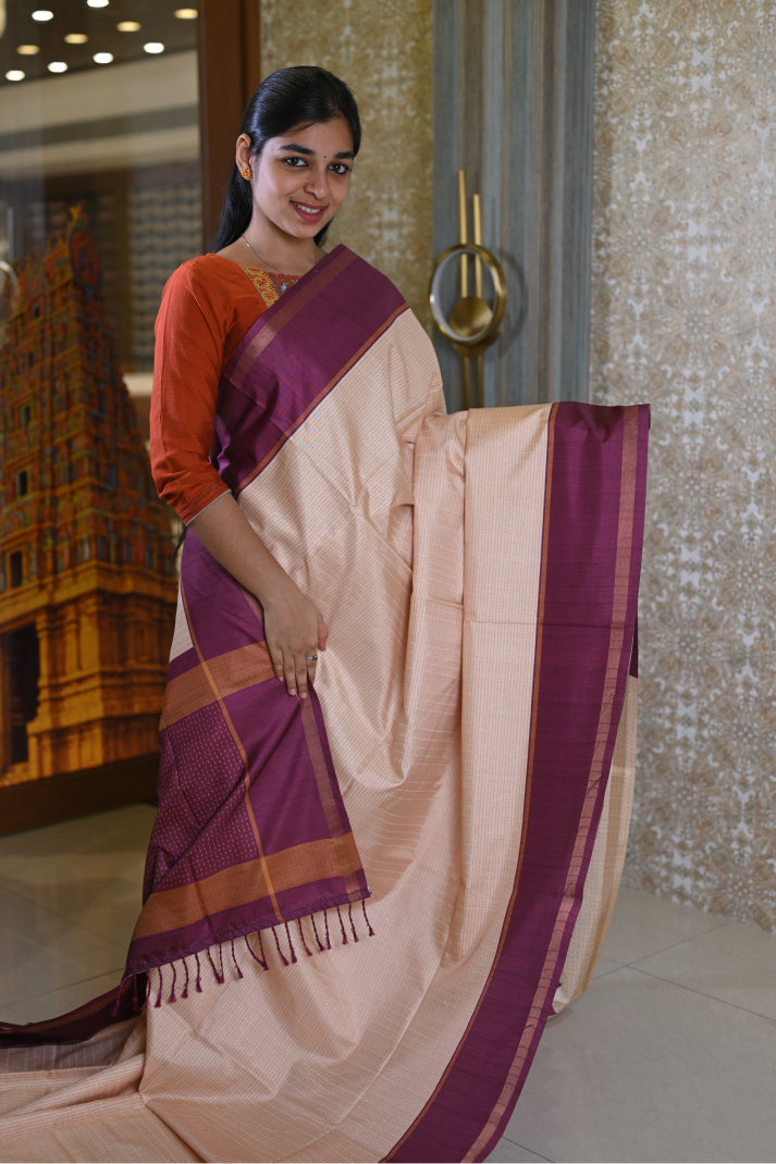Manipuri Sarees with All-Over Body Horizontal Lines