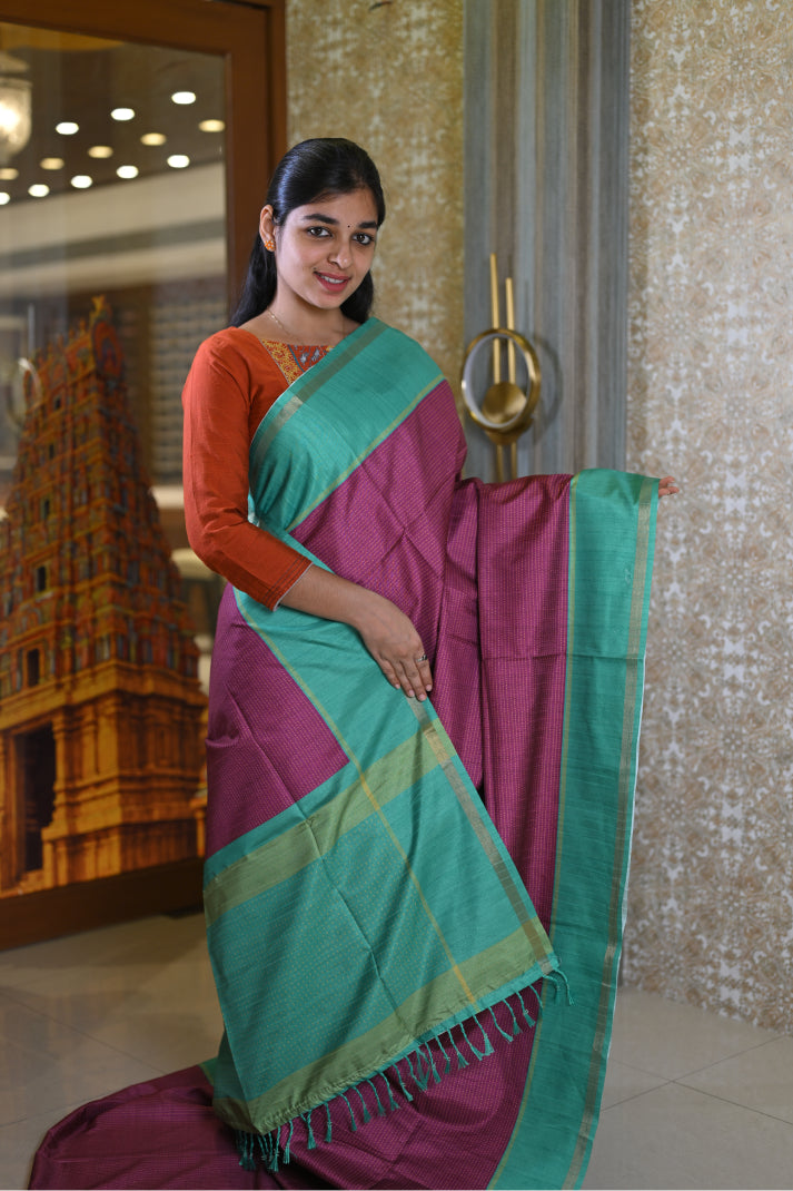 Manipuri Sarees with All-Over Body Horizontal Lines